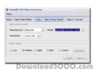 FunkyBit 3GP Video Converter screenshot